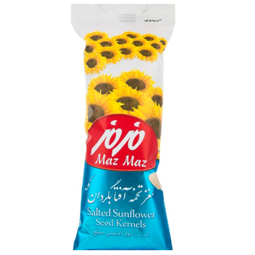 مغز تخمه آفتابگردان نمکی مزمز 40 گرم